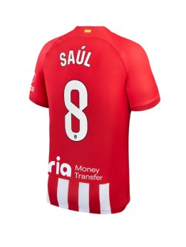 Billige Atletico Madrid Saul Niguez #8 Hjemmedrakt 2023-24 Kortermet